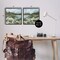 Stupell Industries Vivid Impressionist Landscape 2pc Framed Giclee Wall Art Set Design by June Erica Vess